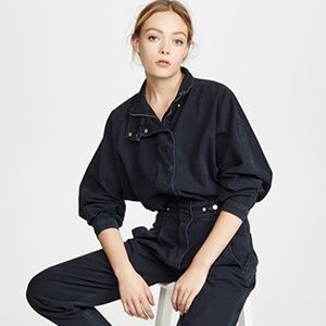 Agolde Ina high collar zip jumpsuit